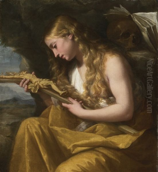 The Penitent Magdalene Oil Painting by Lorenzo Pasinelli