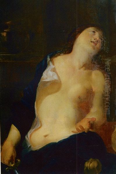 Lucrece Oil Painting by Lorenzo Pasinelli