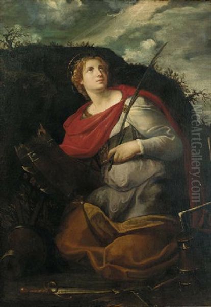 Saint Catherine Oil Painting by Lorenzo Pasinelli