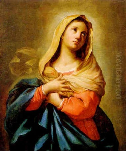 The Virgin Of Sorrows Oil Painting by Lorenzo Pasinelli