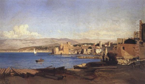 Il Porto Di Beyrouth (siria) Oil Painting by Alberto Pasini