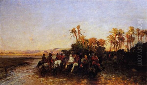 Nel Deserto Oil Painting by Alberto Pasini