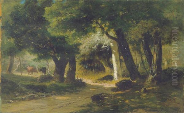 Pascolo Nel Bosco Oil Painting by Alberto Pasini