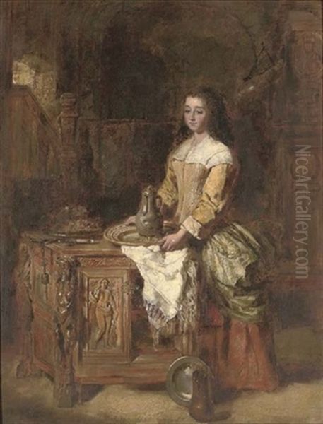 The Serving Maid by Daniel Pasmore the Younger