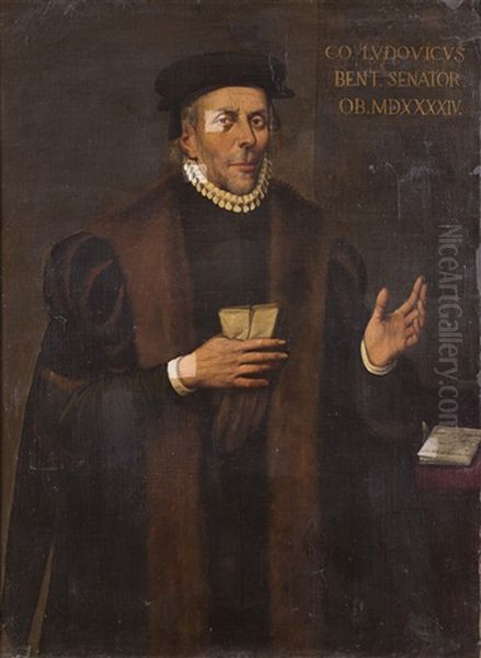 Ritratto Del Senatore Ludovico Bentivoglio Oil Painting by Bartolomeo Passarotti