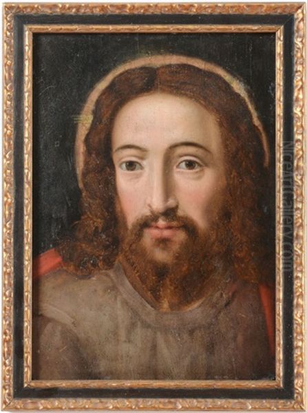 Portrait Of Christ Oil Painting by Bartolomeo Passarotti