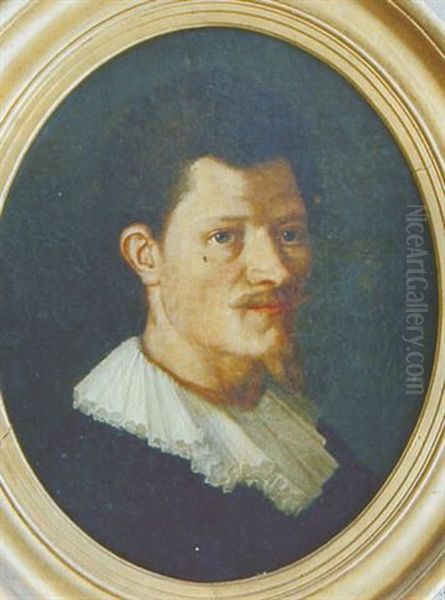 Portrait D'homme A La Collerette Oil Painting by Bartolomeo Passarotti