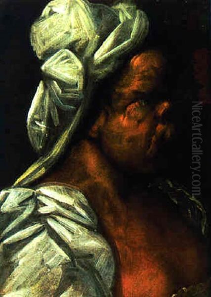 Grotesque Head Of A Woman by Bartolomeo Passarotti