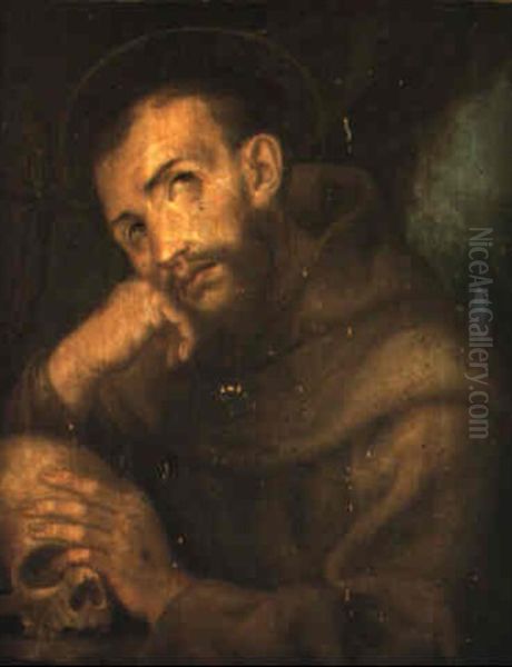 San Francesco Oil Painting by Bartolomeo Passarotti