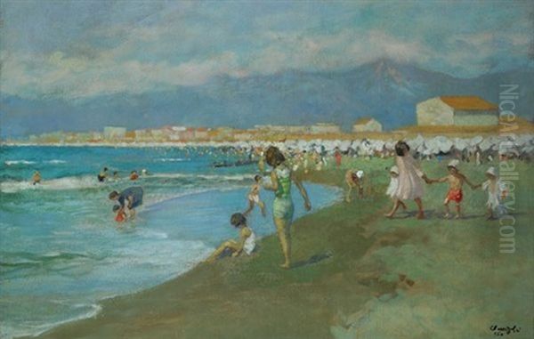 Spiaggia Della Versilia by Carlo Passigli