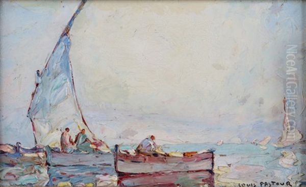 Soleil Du Matin, Cannes Juin Oil Painting by Louis Pastour