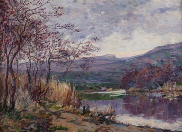 Vue De La Siagne Oil Painting by Louis Pastour