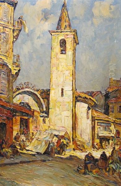 Vieille Chapelle, Cannes Oil Painting by Louis Pastour