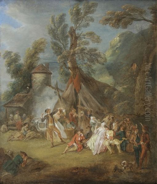 Fete Champetre Oil Painting by Jean-Baptiste Pater