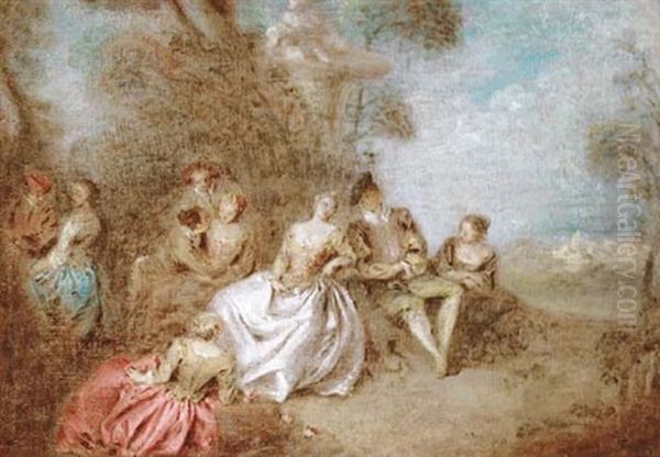 La Fete Champetre Oil Painting by Jean-Baptiste Pater