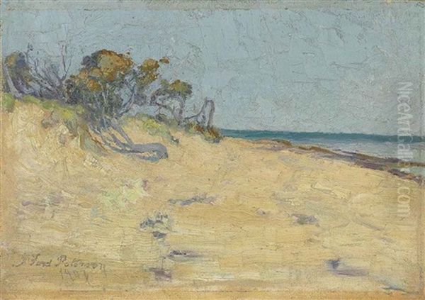 Dunes And Tea Trees Oil Painting by John Ford Paterson