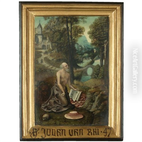 The Penitent Saint Jerome Oil Painting by Joachim Patinir