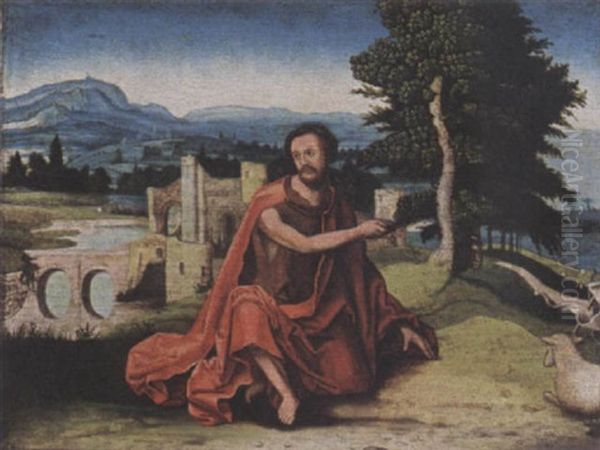 St. John The Baptist Oil Painting by Joachim Patinir