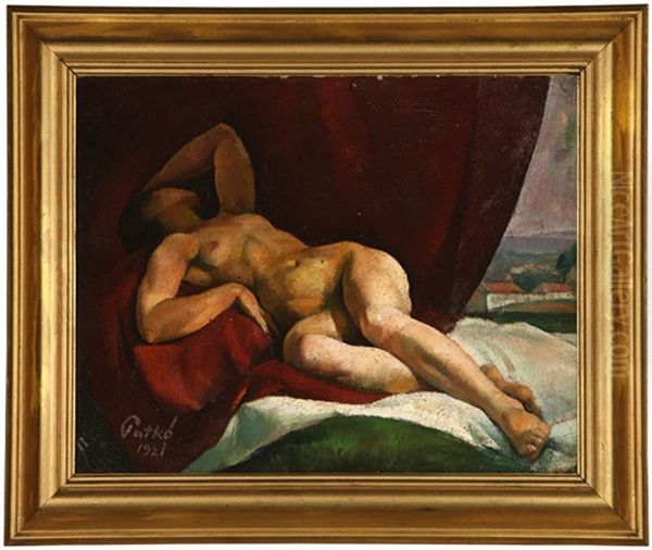 Reclining Nude by Karoly Patko