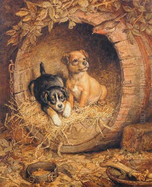 Babes In The Wood Oil Painting by Frank Paton