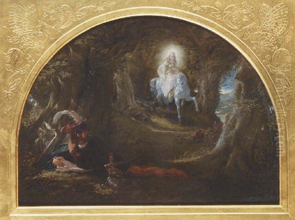 Thomas The Rhymer And The Queen Of Faerie by Sir Joseph Noel Paton