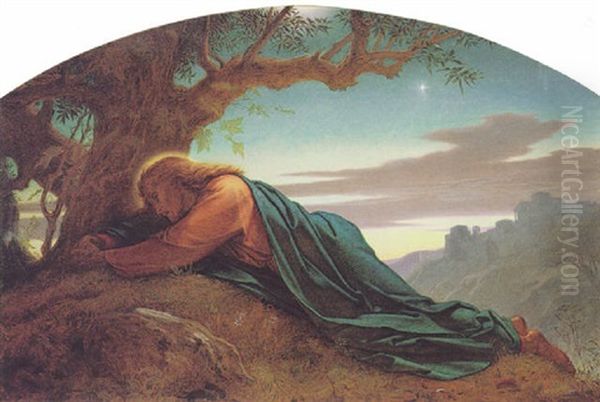 In Gethsemane Oil Painting by Sir Joseph Noel Paton