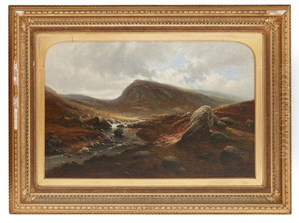 Glen Callater, Braemar Oil Painting by Waller Hugh Paton