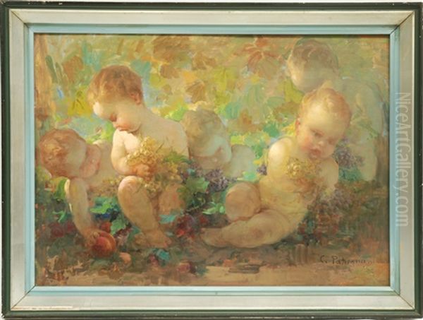 Putti Oil Painting by Carlo Patrignani