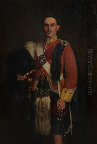 Lieutenant James David Gilkison Oil Painting by Edward Patry