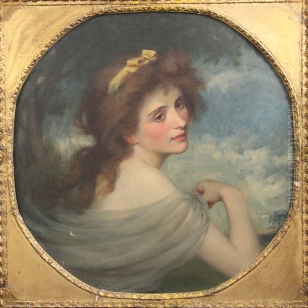 A Wood-nymph Oil Painting by Edward Patry