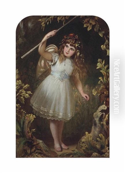 The Little Stage Fairy Oil Painting by Alfred Fowler Patten