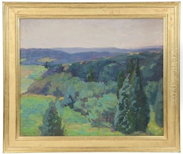 Berkshire Highlands Oil Painting by Margaret Jordan Patterson