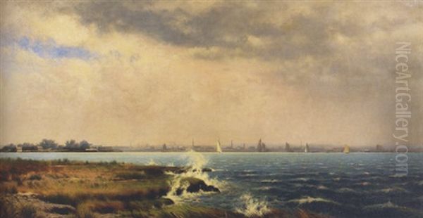 Windy Day, New York Harbor by Robert Pattison