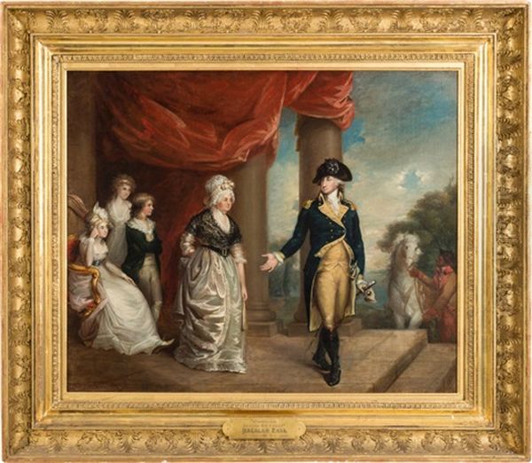 George Washington: Jeremiah Paul Historical Painting Oil Painting by Jeremiah Paul