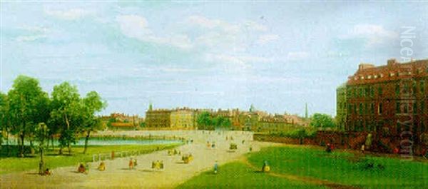 The Horseguards Parade Oil Painting by John Paul