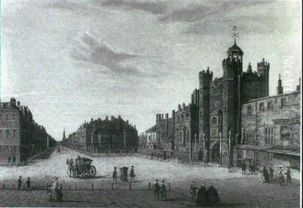 St. James' Palace, London Oil Painting by John Paul