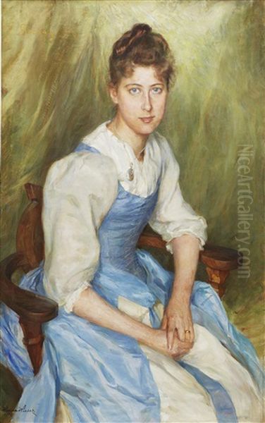 Gerda Oil Painting by Hanna (Hirsch) Pauli