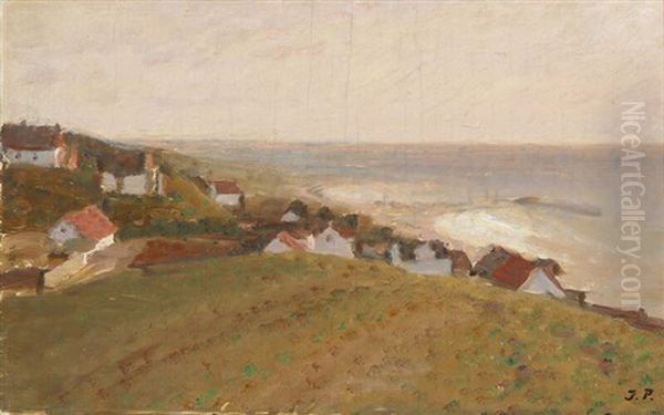 View From The Coast Near Tisvildeleje by Julius Paulsen