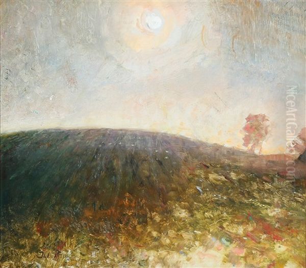 Sol Over Tisvilde Oil Painting by Julius Paulsen