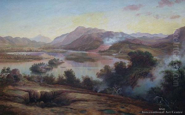 The Sleeping Geyser Oil Painting by Charles Blomfield