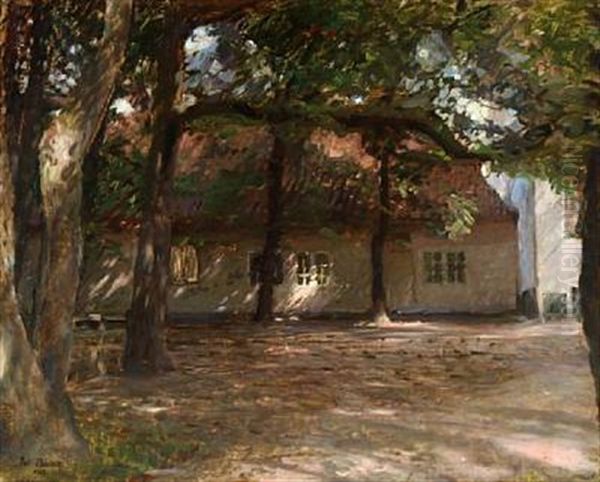 A House Between Trees by Julius Paulsen