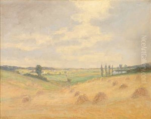 View From Tibirke Towards Ramlose, Denmark by Julius Paulsen