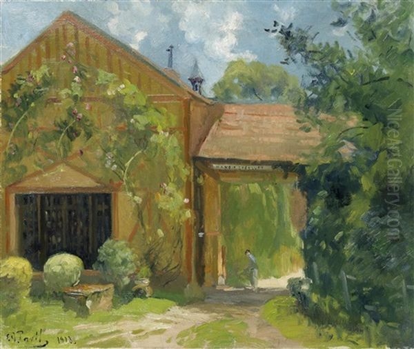 Manoir Lisellot Oil Painting by Elie Anatole Pavil