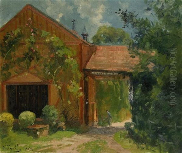 Manoir Licellot Oil Painting by Elie Anatole Pavil