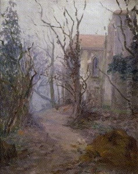 La Chapelle Oil Painting by Elie Anatole Pavil