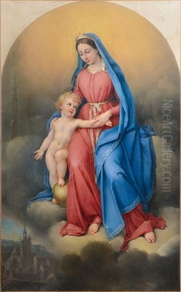 Madonna Con Bambino by Isidore Pean Du Pavillon