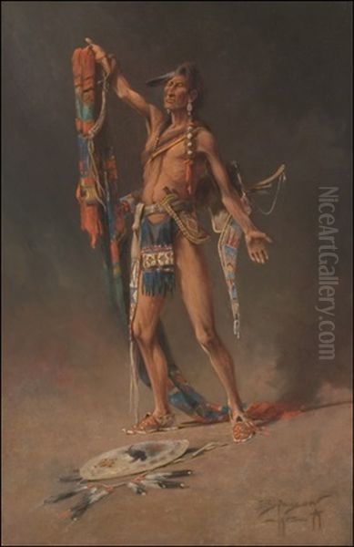 The Offering Oil Painting by Edgar Samuel Paxson