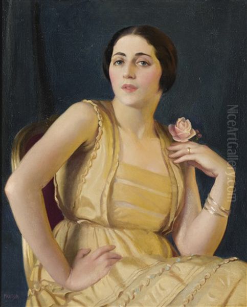 Little Russian Oil Painting by William McGregor Paxton