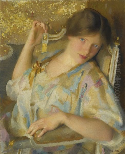 Nonchalance Oil Painting by William McGregor Paxton