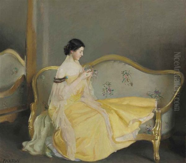 The Crystal Oil Painting by William McGregor Paxton